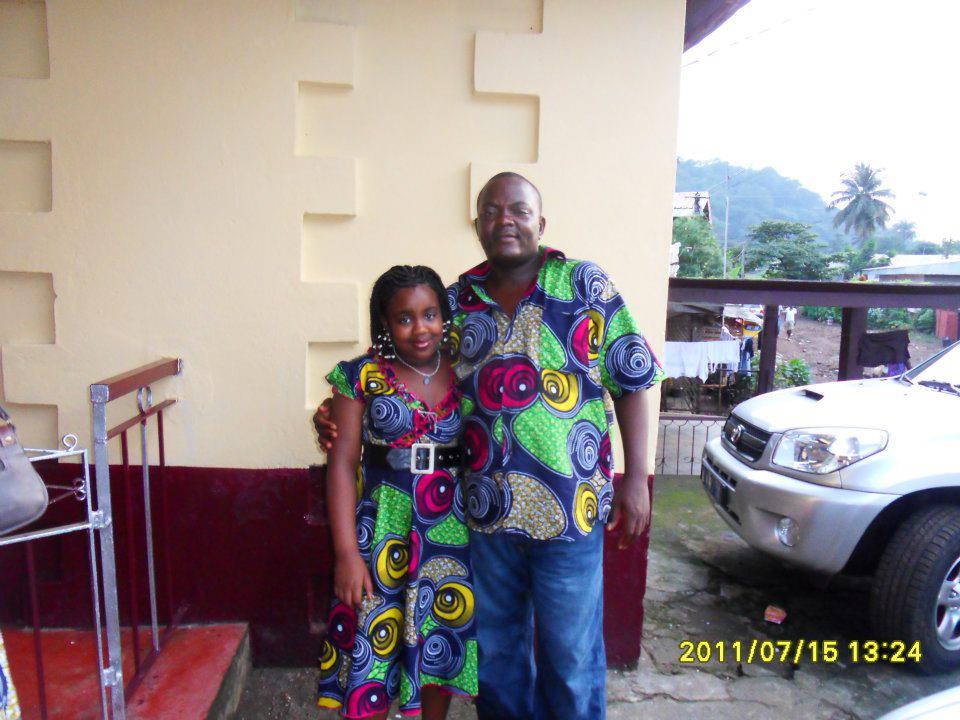 Boboh and his Lil niece Princess Nkwantah